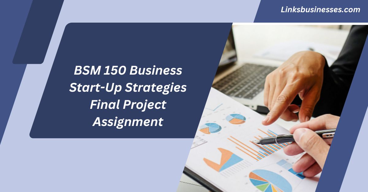 BSM 150 Business Start-Up Strategies Final Project Assignment